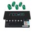 Jade Glass Premium Glam Feuilles À Ongles En Gel #Oeil De Chat Vert - 20 U