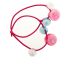 Elastique Avec Boules Colorées 11 Cm - 2 U