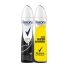 Rexona Déodorant Motion Sense Invisible On Black&White Clothes Spray 2X200Ml